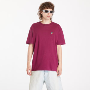 Póló Tommy Jeans Regular Badge Tee Valley Grape S-alacsony-ár