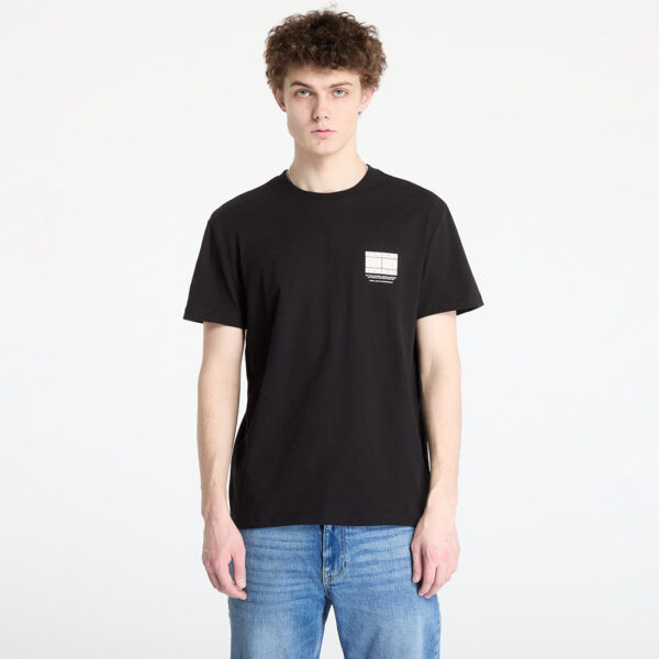Póló Tommy Jeans Regular Dna Graphic Tee Black S-alacsony-ár