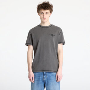 Póló Tommy Jeans Regular Small Tonal Tee Black S-alacsony-ár