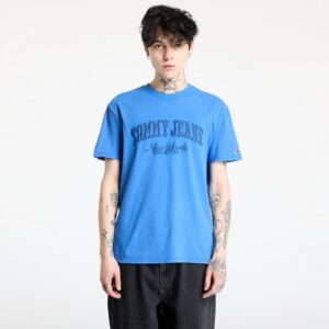 Póló Tommy Jeans Regular Vintage Vars Tee Blue S-alacsony-ár