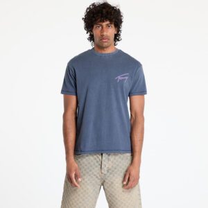Póló Tommy Jeans Relaxed Faded Graphic Tee Blue S-alacsony-ár