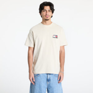 Póló Tommy Jeans Rlx Novelty 1 Tee Beige M-alacsony-ár