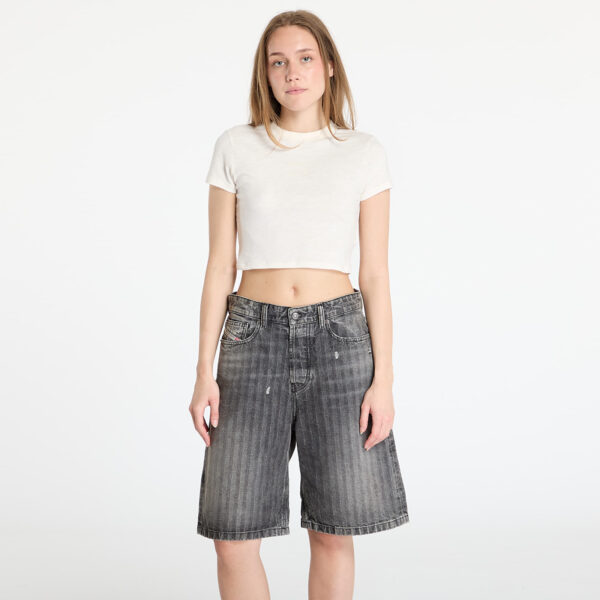 Póló Tommy Jeans Slim Crop Ton T-Shirt White XS-alacsony-ár
