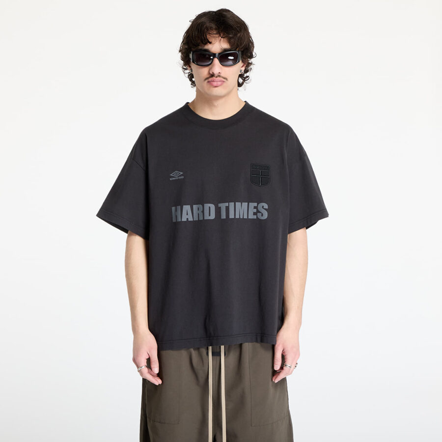 Póló Umbro Hard Times T-Shirt Washed Black M-alacsony-ár