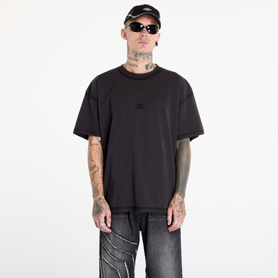 Póló Umbro Logo T-Shirt Inside Out Black S-alacsony-ár