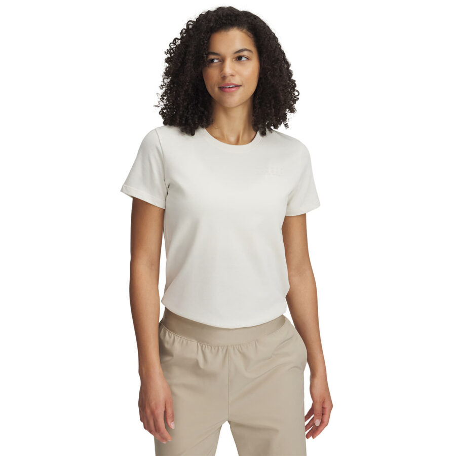 Póló Under Armour HWT BRANDED CORE SS Tee Stone/ Stone XL-alacsony-ár