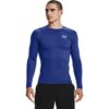 Póló Under Armour Hg Armour Comp LS Royal/ White S-alacsony-ár