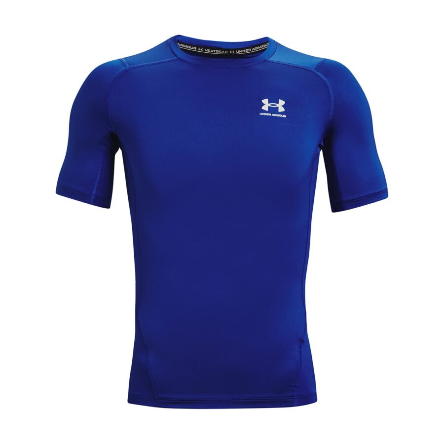 Póló Under Armour Hg Armour Comp SS Royal/ White S-alacsony-ár