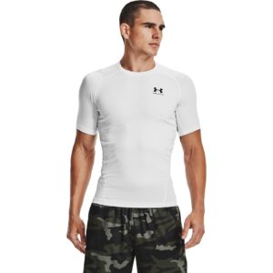 Póló Under Armour Hg Armour Comp SS White/ Black M-alacsony-ár