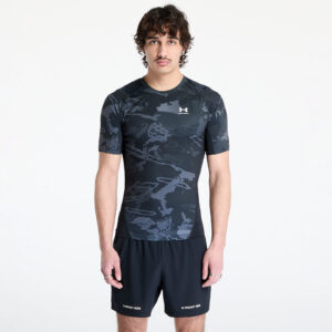Póló Under Armour Hg Armour Printed Shortsleeve T-Shirt Black M-alacsony-ár