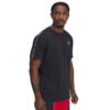 Póló Under Armour Icon HWT Tee Taping Black/ White S-alacsony-ár
