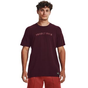 Póló Under Armour PJT ROCK CREST HW SS Maroon M-alacsony-ár