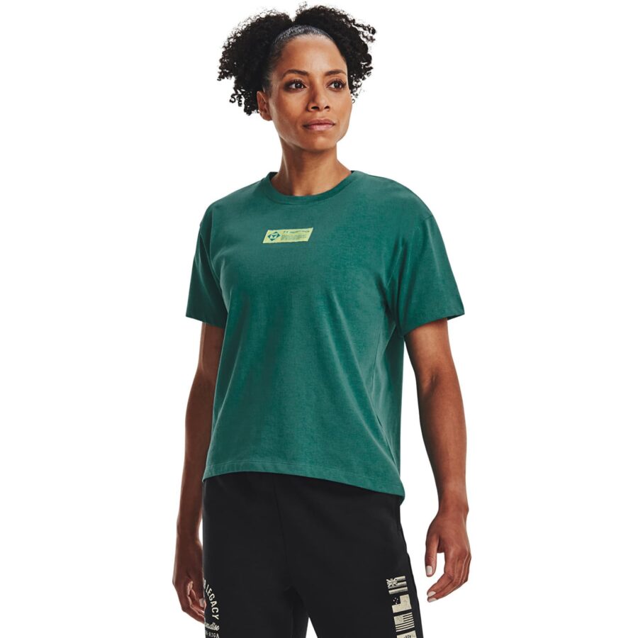 Póló Under Armour PJT ROCK GLOBE SS Green XS-alacsony-ár
