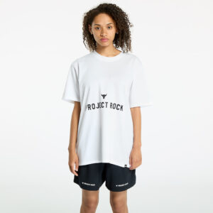 Póló Under Armour Project Rock Campus Q3 T-Shirt White/ Black M-alacsony-ár