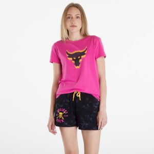 Póló Under Armour Project Rock W Underground Core T Astro Pink/ Black XS-alacsony-ár