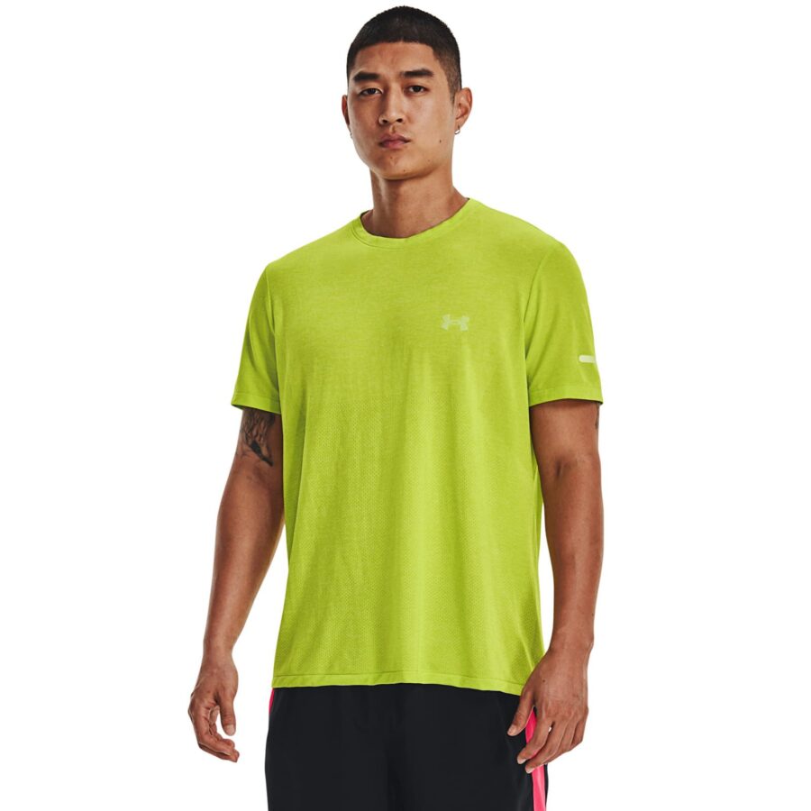 Póló Under Armour SEAMLESS STRIDE SS Green L-alacsony-ár