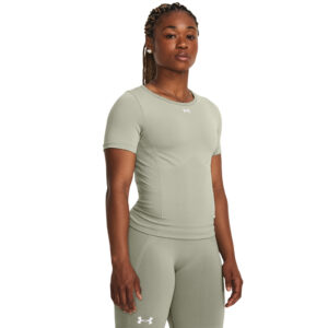 Póló Under Armour Train Seamless SS Green M-alacsony-ár