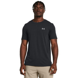 Póló Under Armour Vanish Seamless SS Tee Black/ Mod Gray S-alacsony-ár
