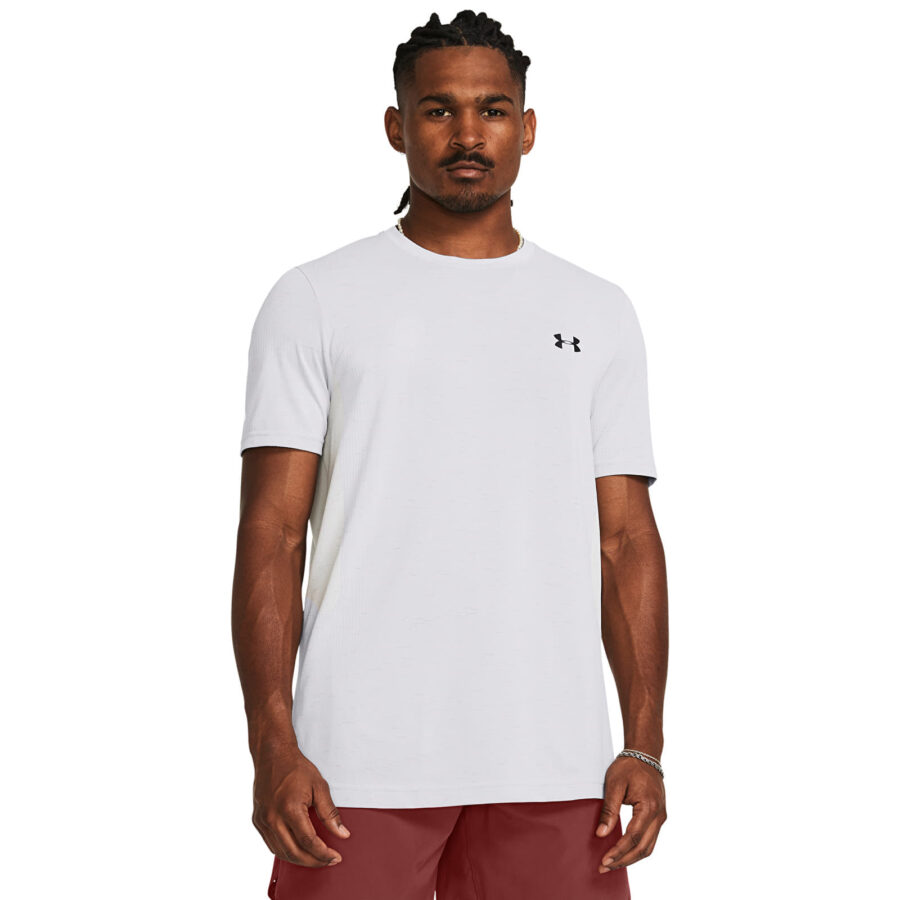 Póló Under Armour Vanish Seamless SS Tee White/ Black M-alacsony-ár