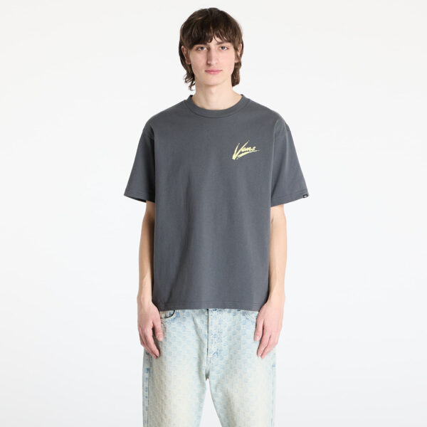 Póló Vans Brush Script Loose SS Tee Asphalt/ Shadow M-alacsony-ár