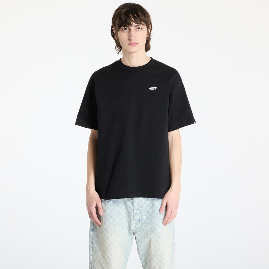 Póló Vans Style 76 II Loose SS Tee Black/ White M-alacsony-ár