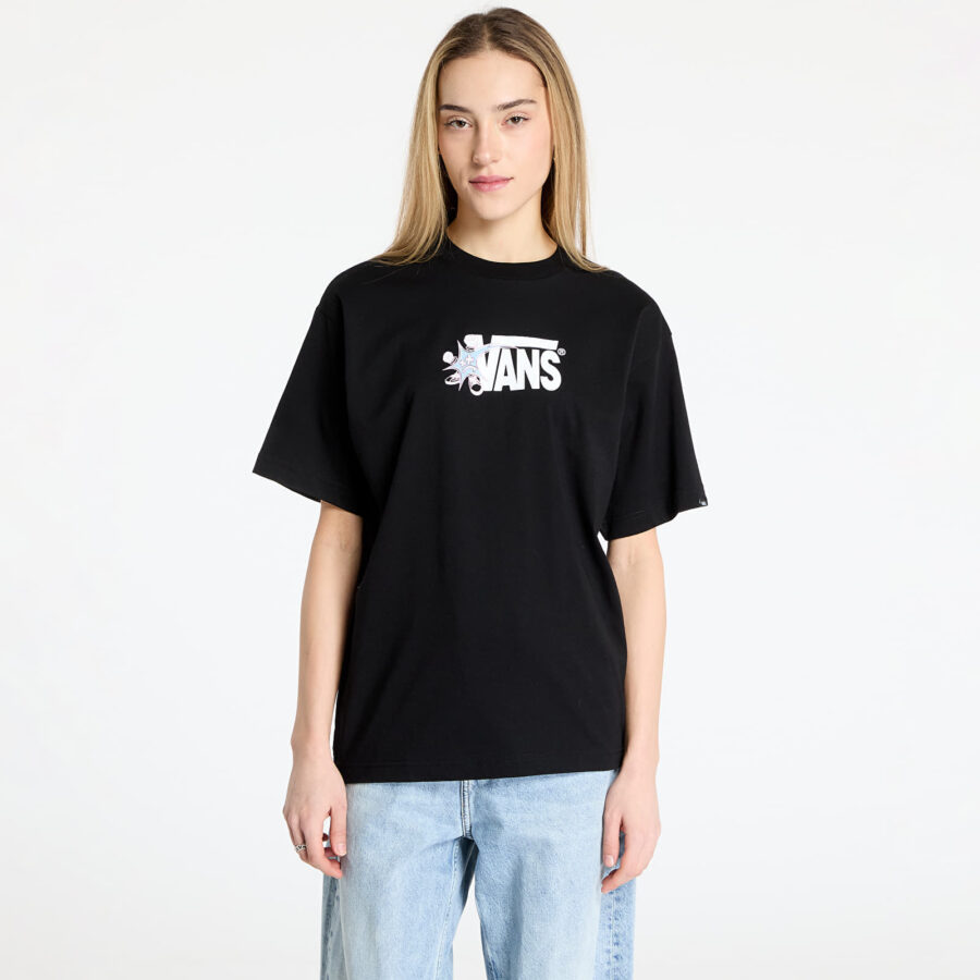 Póló Vans Vsuper SS Tee Black S-alacsony-ár