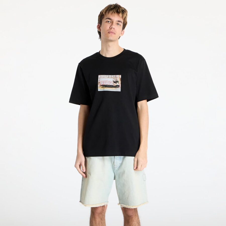Póló Wasted Paris M Dumper T-Shirt Black M-alacsony-ár