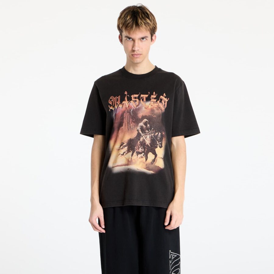 Póló Wasted Paris M Mirage T-Shirt Faded Black S-alacsony-ár
