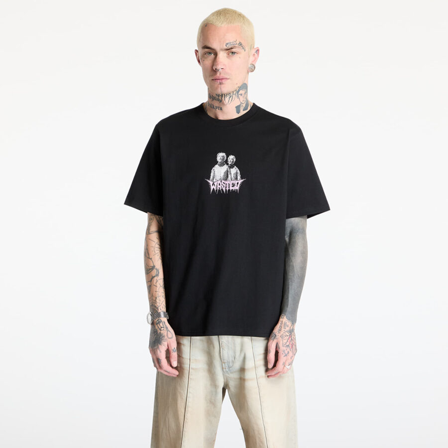 Póló Wasted Paris M Pike T-Shirt UNISEX Black S-alacsony-ár