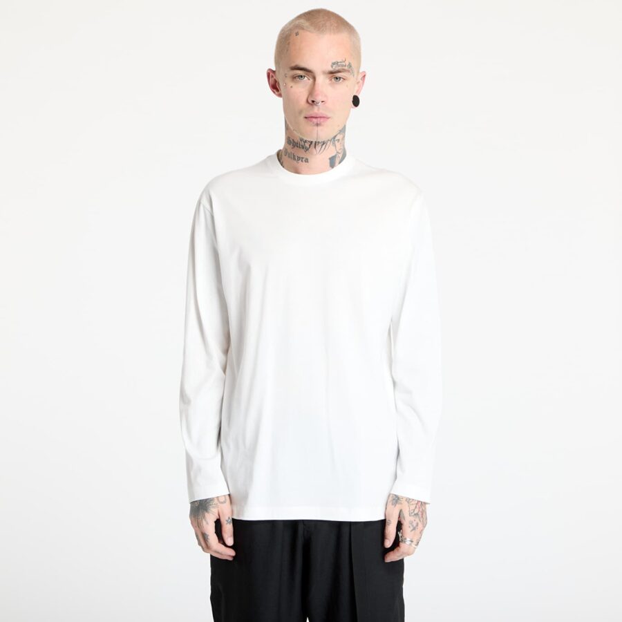 Póló Y-3 Graphic Long Sleeve Top UNISEX Core White S-alacsony-ár