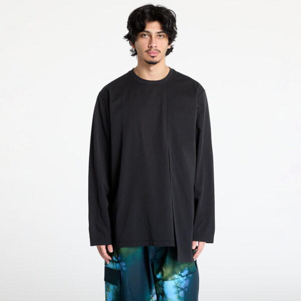Póló Y-3 Premium Long Sleeve Long-Sleeve Top UNISEX Black XS-alacsony-ár
