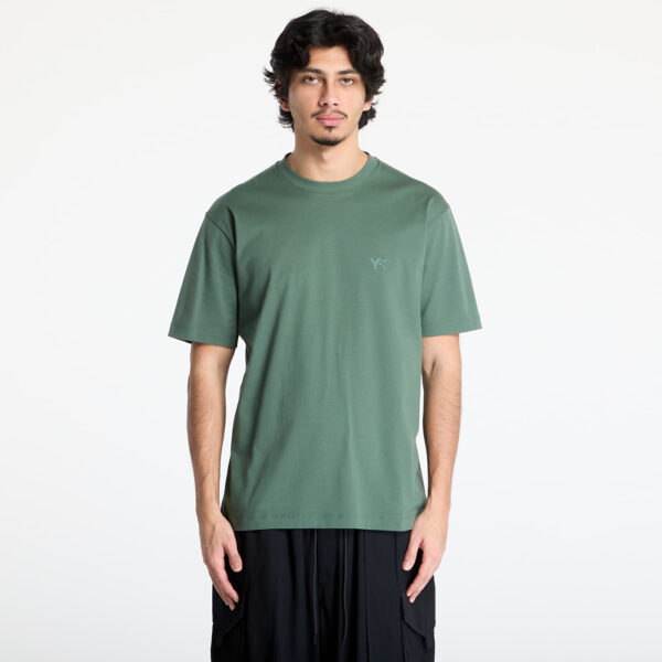 Póló Y-3 Regular Short Sleeve T-Shirt Green Oxide S-alacsony-ár