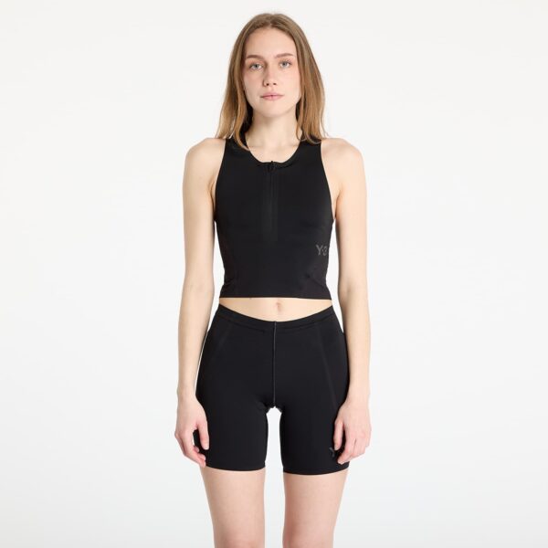 Póló Y-3 Running Fitted Top Black XS-alacsony-ár