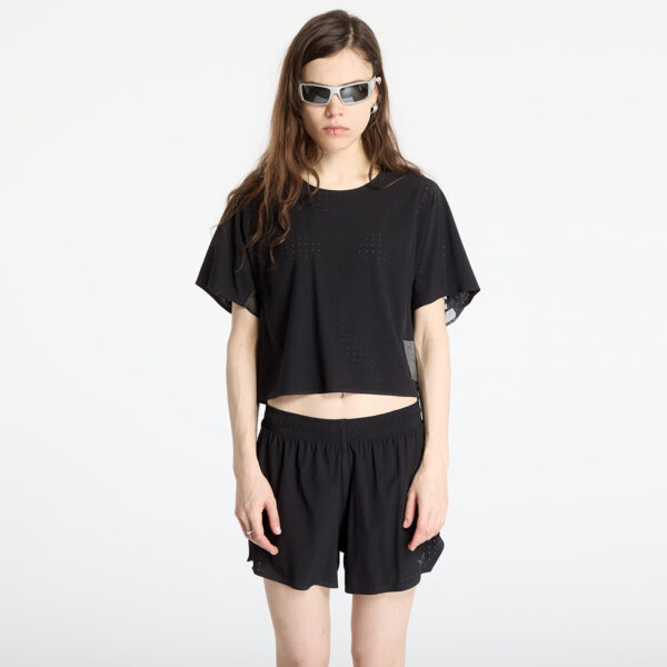 Póló Y-3 Running Short Sleeve T-Shirt Black S-alacsony-ár