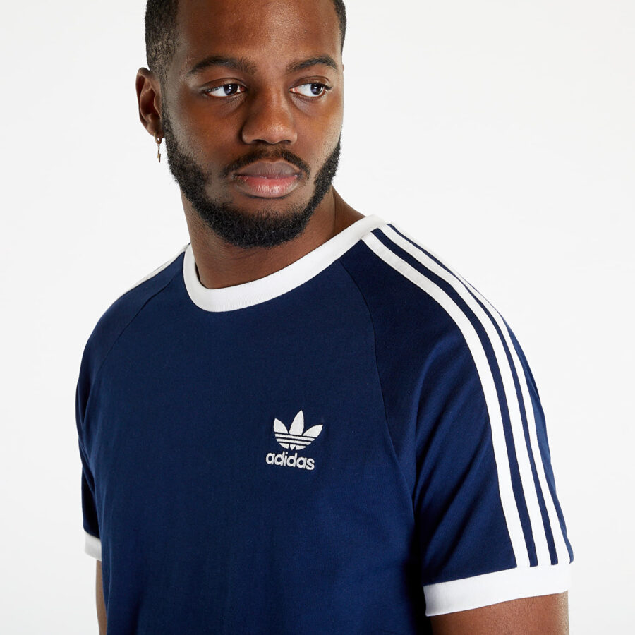 Póló adidas 3-Stripes Short Sleeve Tee Night Indigo XXL-alacsony-ár