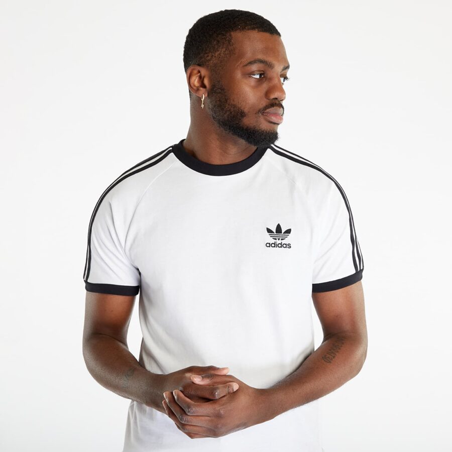 Póló adidas 3-Stripes Short Sleeve Tee White S-alacsony-ár