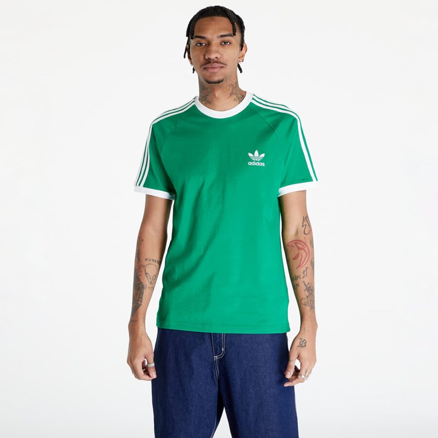 Póló adidas Adicolor Classics 3-Stripes Tee Green S-alacsony-ár