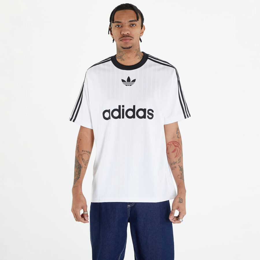 Póló adidas Adicolor Poly Short Sleeve Tee White/ Black L-alacsony-ár