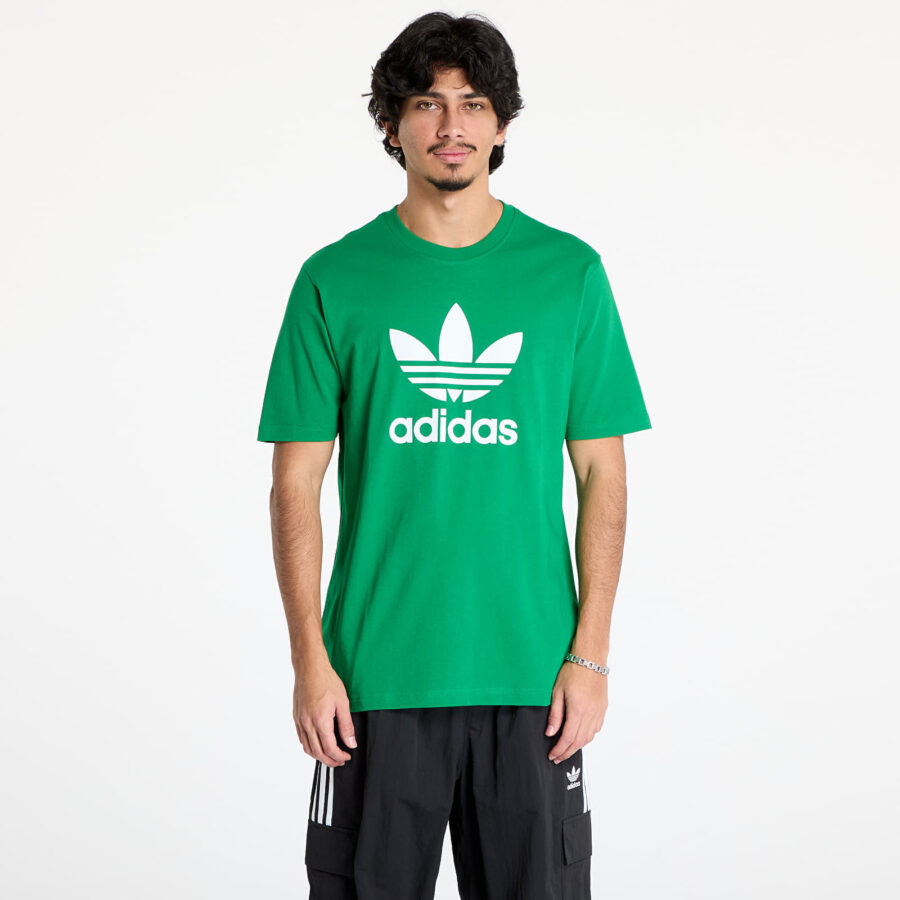 Póló adidas Adicolor Trefoil T-Shirt Green S-alacsony-ár