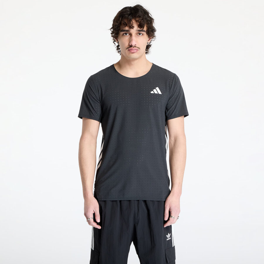 Póló adidas Adizero Running T-Shirt Black S-alacsony-ár