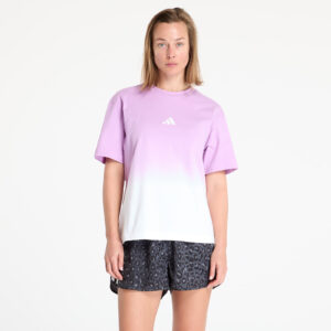 Póló adidas All Szn Loose Dip Dye T-Shirt White/ Bliss Lilac S-alacsony-ár