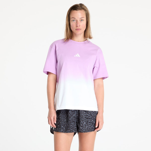 Póló adidas All Szn Loose Dip Dye T-Shirt White/ Bliss Lilac S-alacsony-ár
