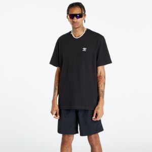 Póló adidas Back+Front Trefoil Boxy Tee Black/ White S-alacsony-ár