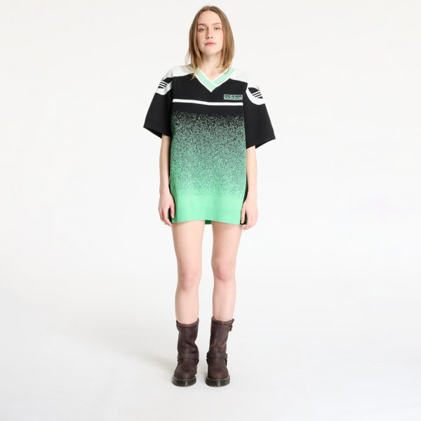 Póló adidas Basketball Long T-Shirt Green/ Semi Screaming Green/ Black S-alacsony-ár