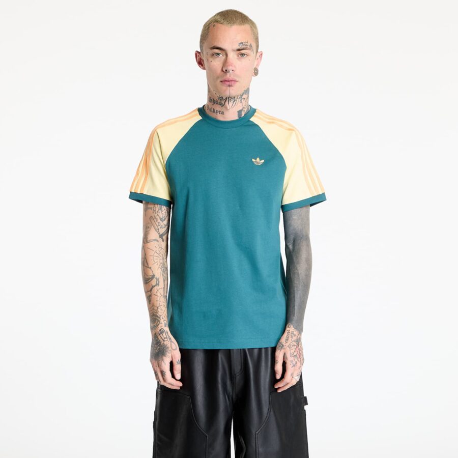Póló adidas Cali Tee Green/ Tech Green/ Almost Yellow S-alacsony-ár