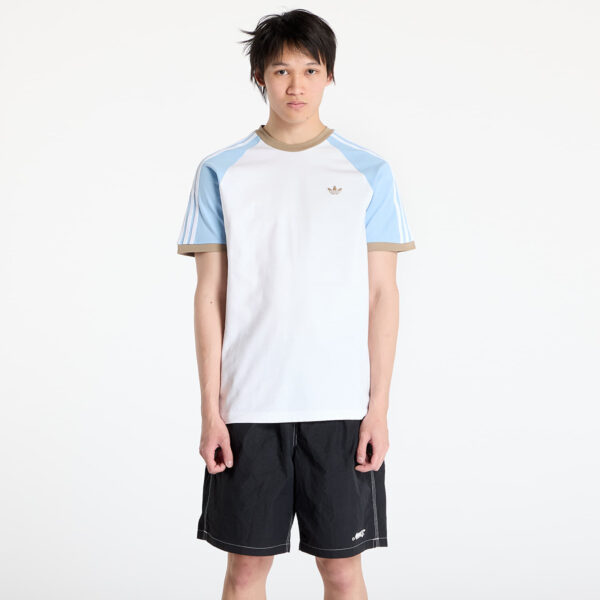 Póló adidas Cali Tee White/ White/ Clear Sky M-alacsony-ár