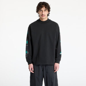 Póló adidas Equipment Long Sleeve Graphic Tee Black/ Black S-alacsony-ár