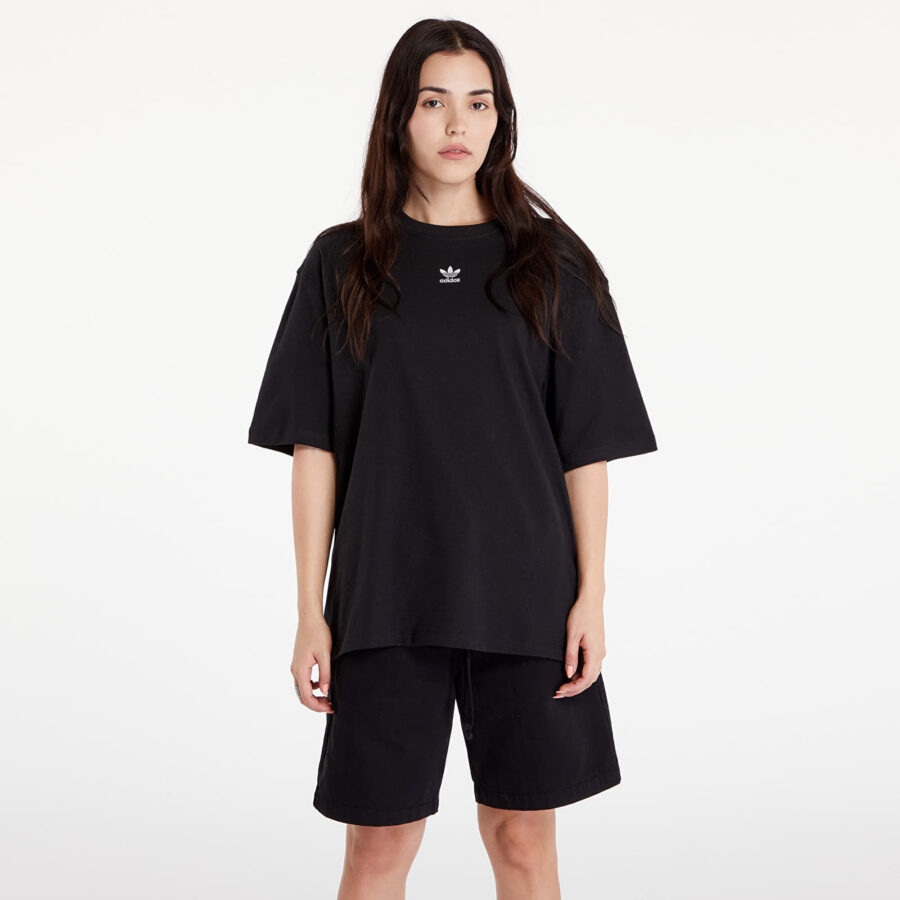 Póló adidas Essentials Boyfriend Tee Black S-alacsony-ár