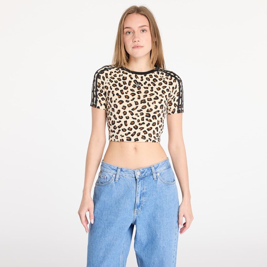 Póló adidas Leopard Aop Baby T-Shirt Black XL-alacsony-ár
