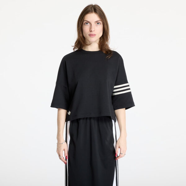 Póló adidas Neuclassics T-Shirt Black/ Cream White XS-alacsony-ár